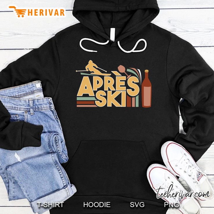 Apres Ski Retro Vintage Style Party Outfit Hoodie