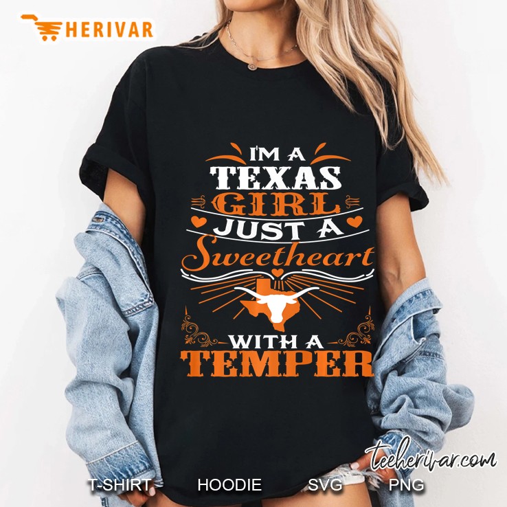 Texas Longhorns Texas Longhorn Girl Apparel Premium Ladies Tee