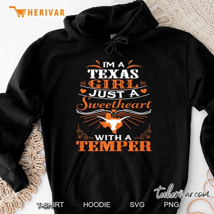 Texas Longhorns Texas Longhorn Girl Apparel Premium Hoodie