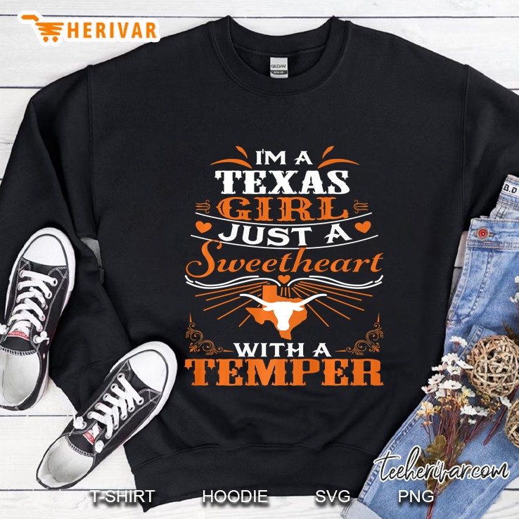 Texas Longhorns Texas Longhorn Girl Apparel Premium Sweatshirt