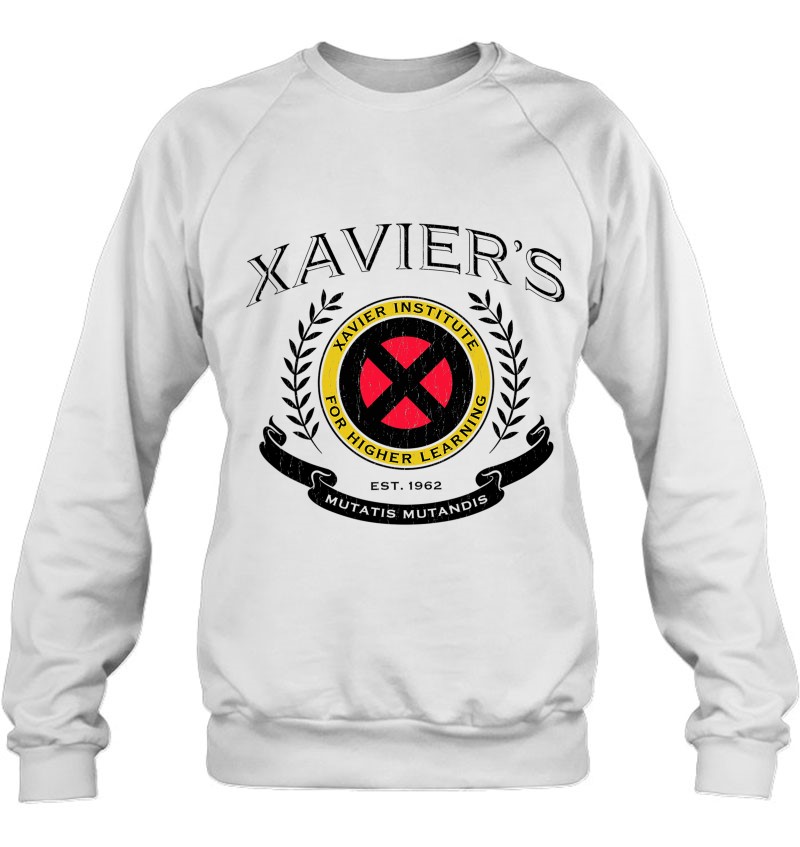 Marvel Welovefine Xavier Institute For Higher Learning Men's V-Neck Sweater NWT 