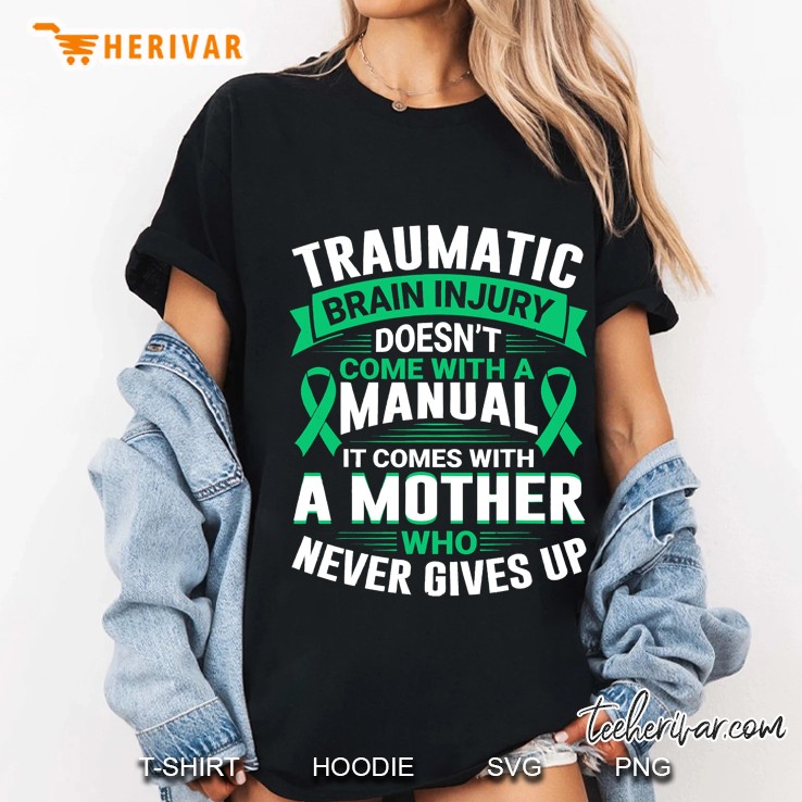 Mom Traumatic Brain Injury Awareness Tbi Mother Warrior Gift Ladies Tee