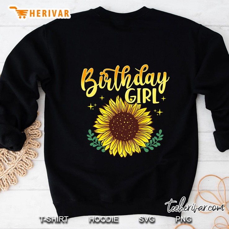 Sunflower Birthday Girl Party Sweatshirt