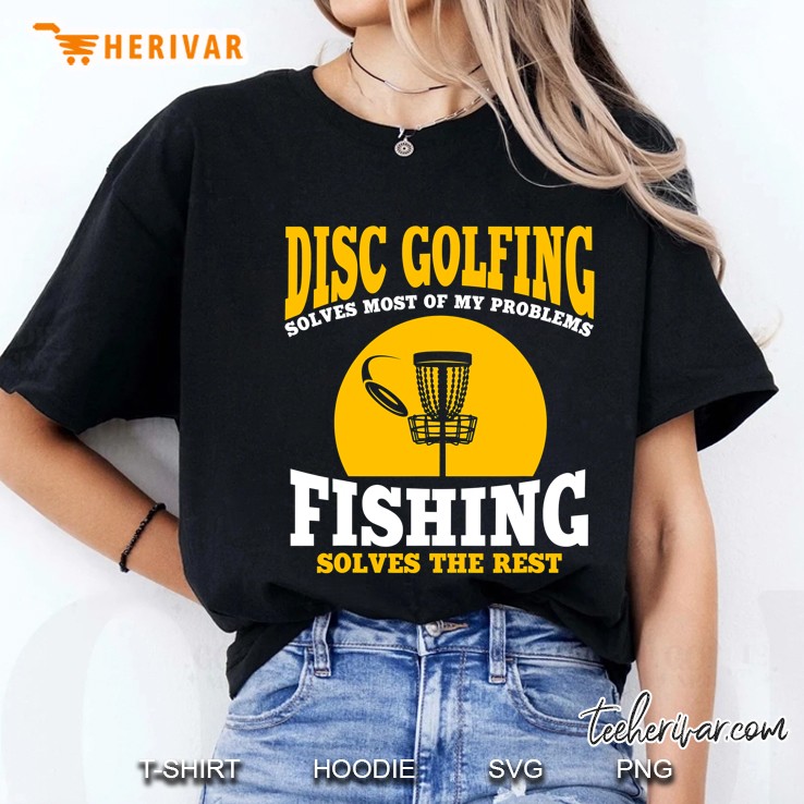 Great Disc Golf And Fishing Gift Ladies Tee