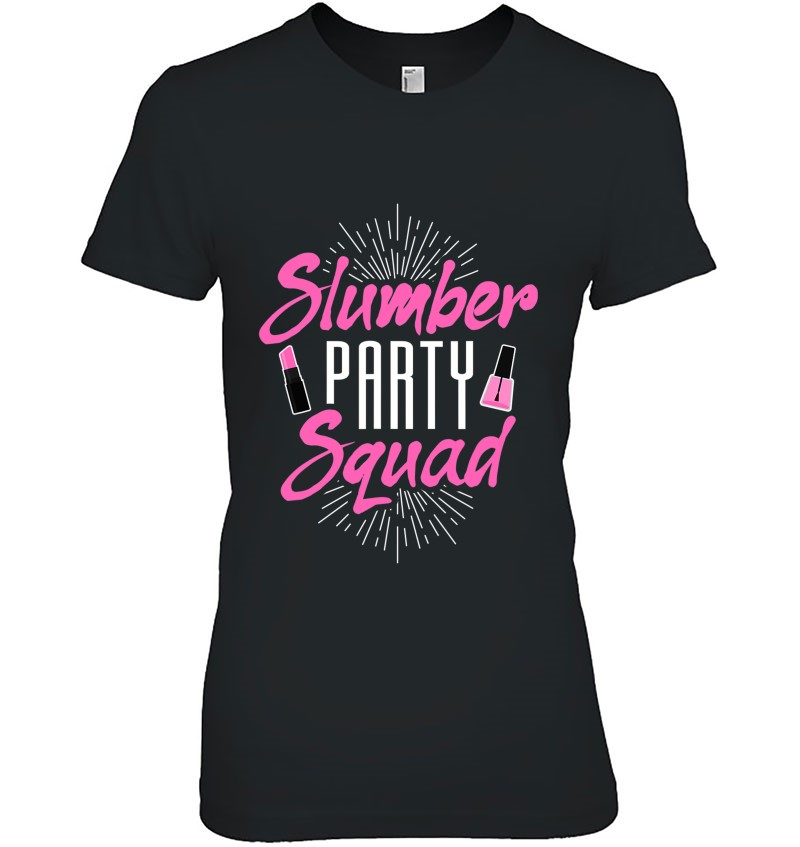 Girls Slumber Party Squad Sleepover Pajama Nails & Make Up