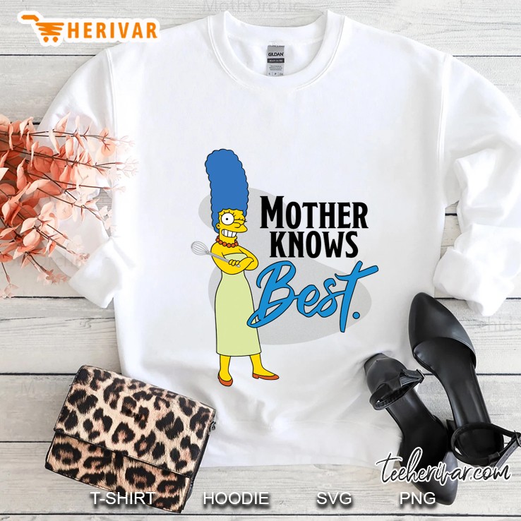 The Simpsons Marge Mother Knows Best Sweatshirt