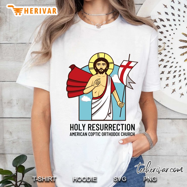 Holy Resurrection American Coptic Orthodox Church Shirts Ladies Tee