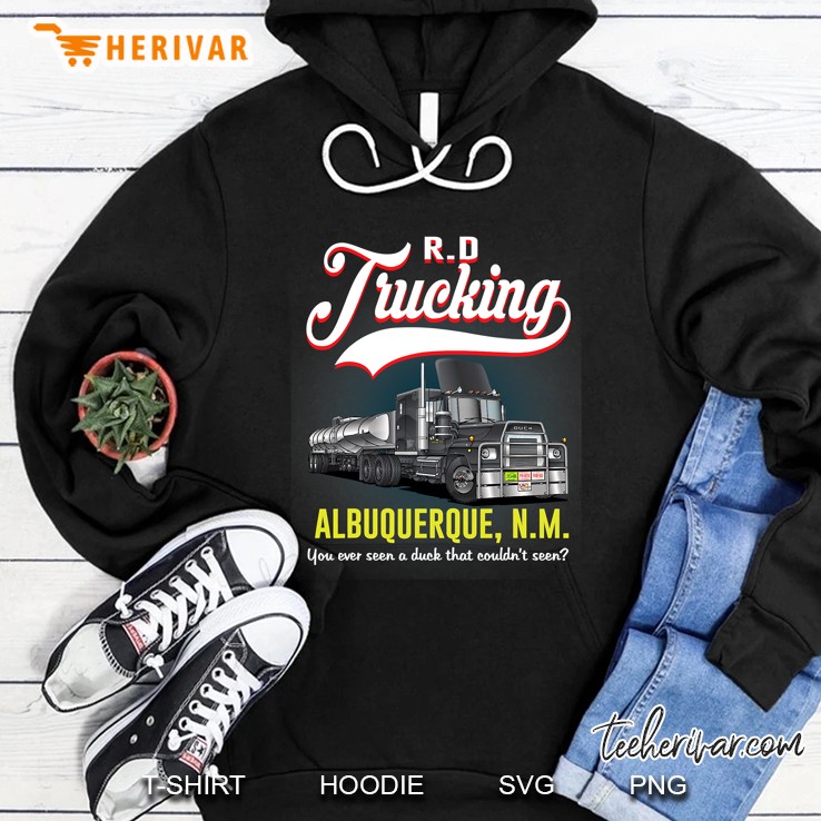 Lovely And Funny Driver Gift - R D Trucking Hoodie