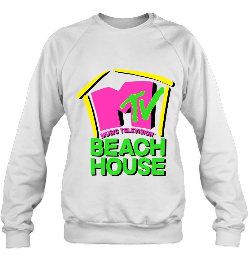 Beach House Mtv Logo Cut Up Tie Dye Sweatshirt