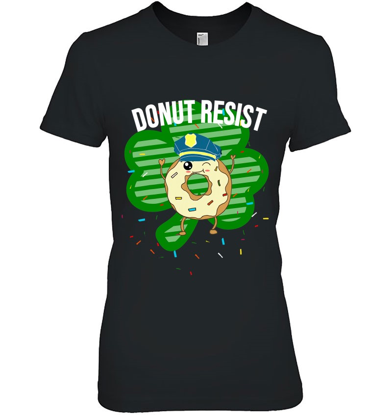 Donut Resist Funny Police Officer Irish St Patricks Day Meme Mugs