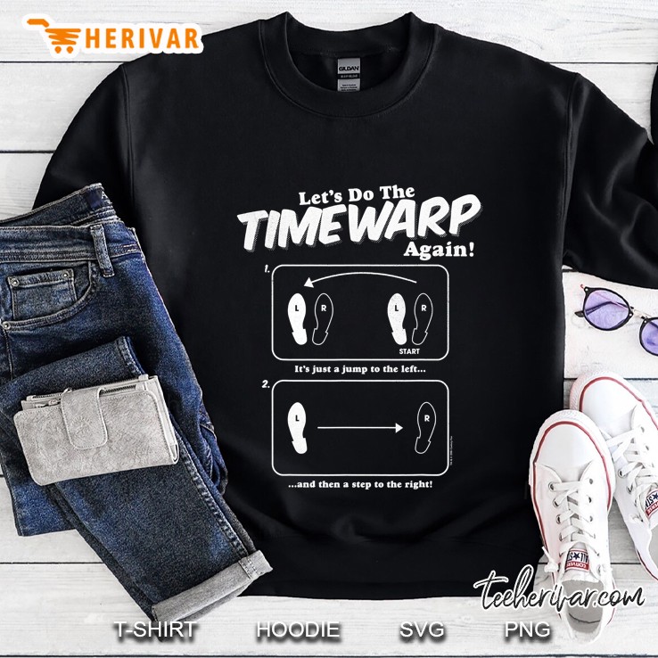 The Rocky Horror Picture Show Time Warp Instructions Sweatshirt