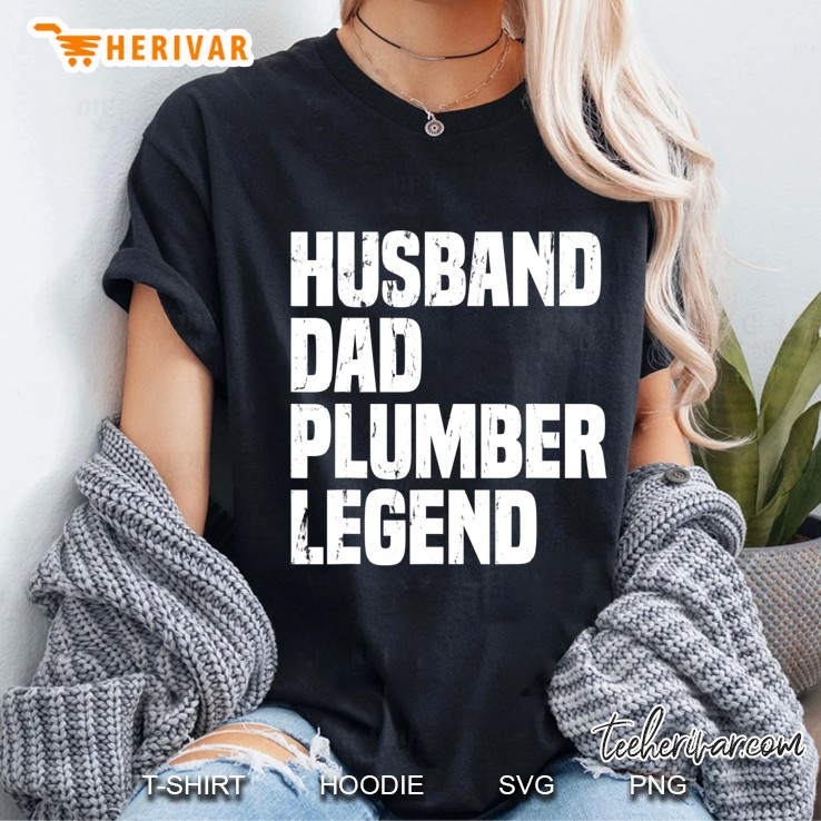 Vintage Husband Dad Plumber Legend Father