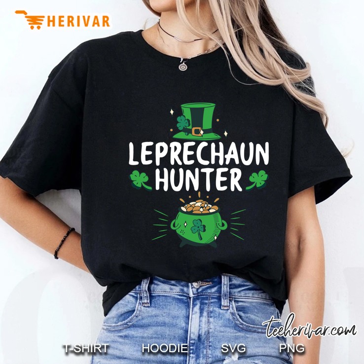 Leprechaun Hunter St. Paddys Day - St. Patrick’S Day Ladies Tee
