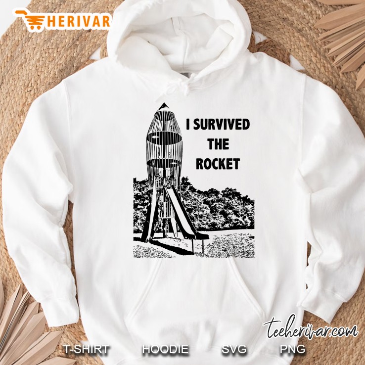I Survived The Rocket Vintage The Rocket Slide Hoodie