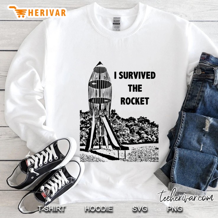 I Survived The Rocket Vintage The Rocket Slide Sweatshirt