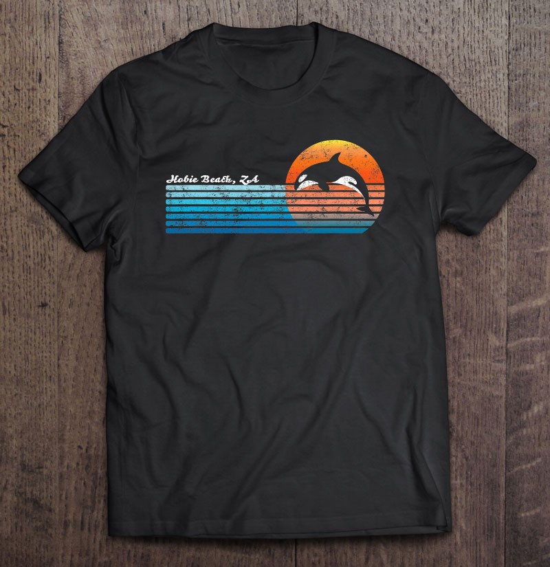 Vintage Hobie Beach S/üdafrika Retro 80er Jahre Orka Sunset Sweatshirt