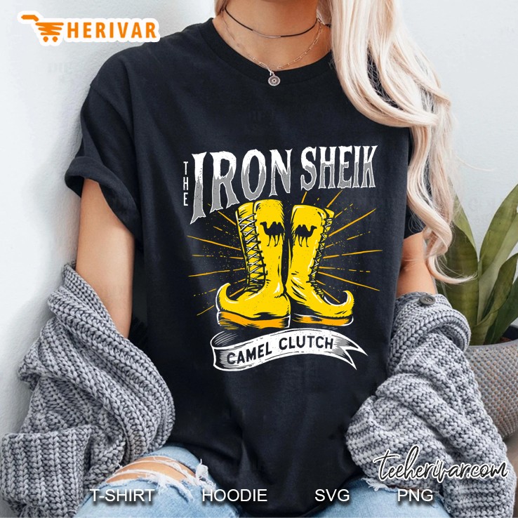 Wwe Iron Sheik Boots Graphic Ladies Tee