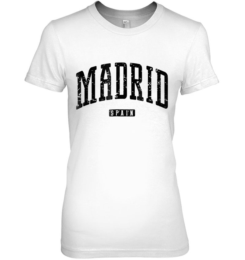 Madrid City Vintage T-shirt