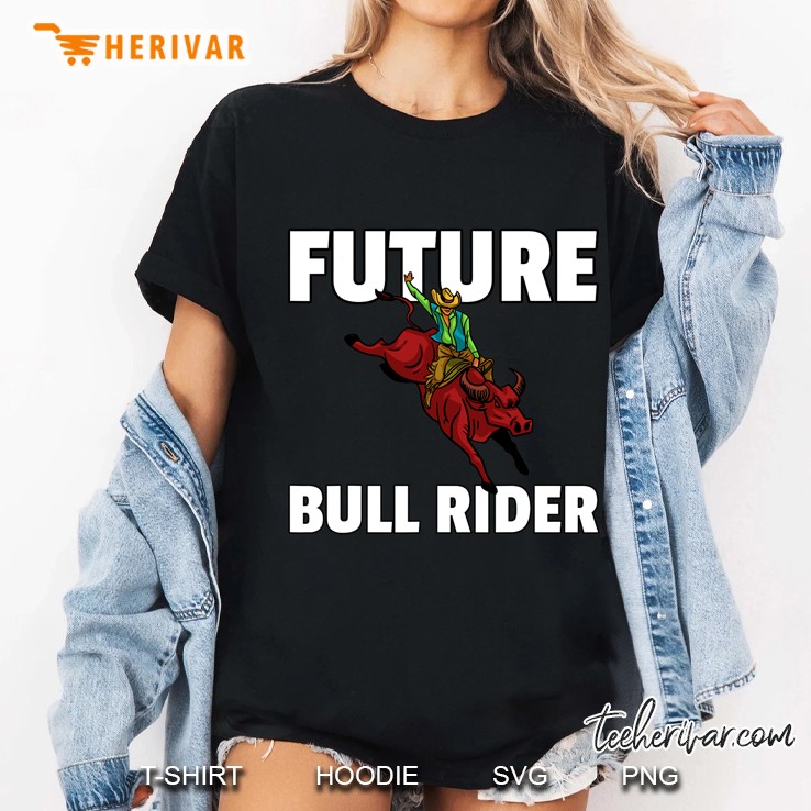 Bull Riding Rodeo Cowboy Rider Clown Ladies Tee