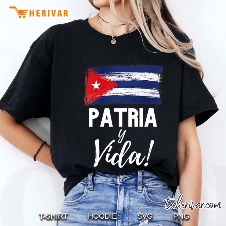 Patria Y Vida Shirt Libertad Para Cuba Movimiento San Isidro Ladies Tee