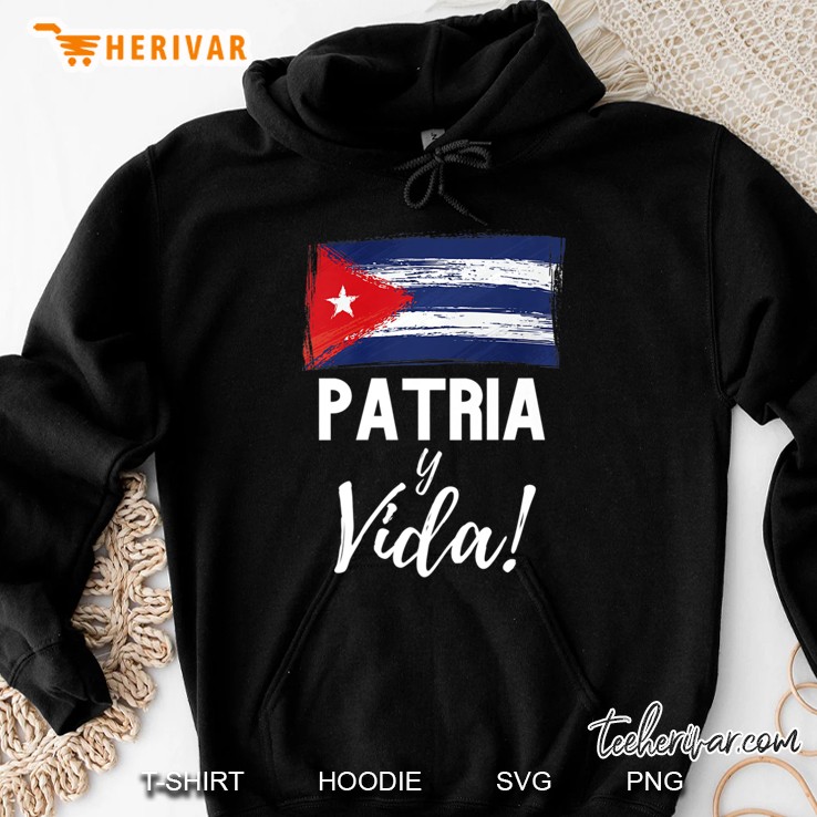 Patria Y Vida Shirt Libertad Para Cuba Movimiento San Isidro Hoodie