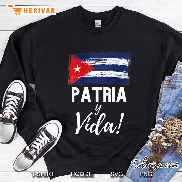 Patria Y Vida Shirt Libertad Para Cuba Movimiento San Isidro Sweatshirt
