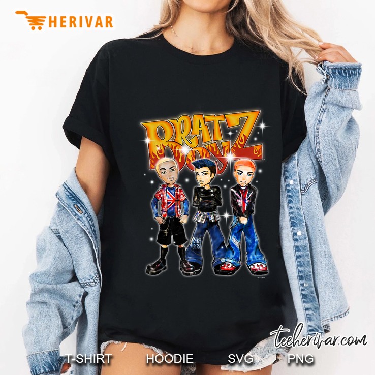 Bratz Boyz Group Shot Punk England Ladies Tee