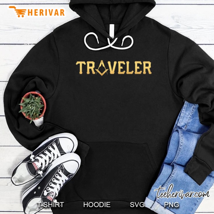 Masonic Traveler Square And Compass - Freemason Hoodie