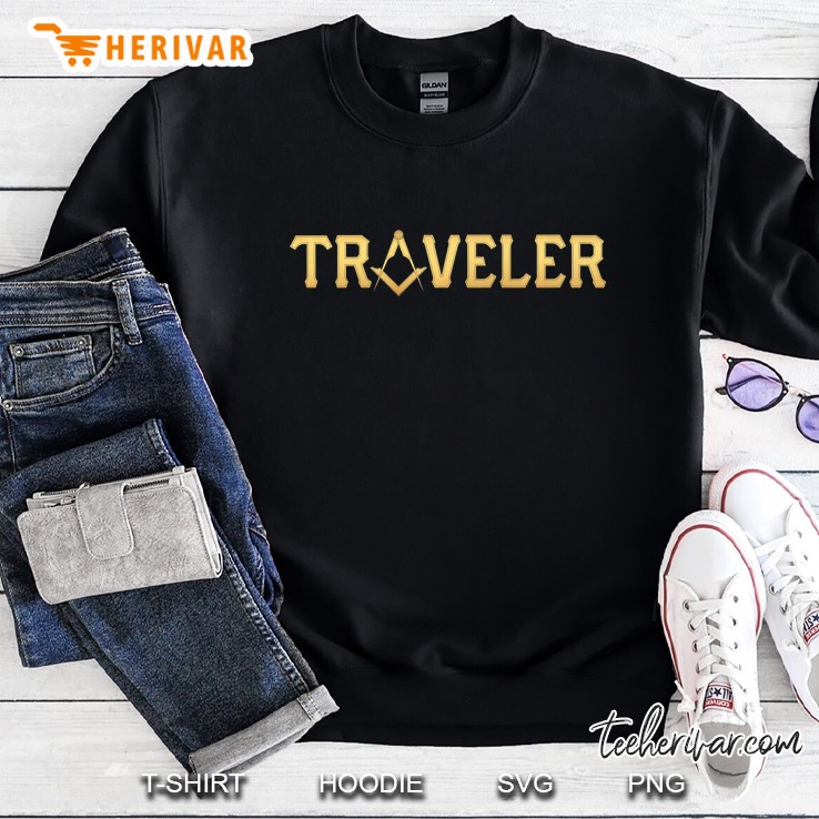 Masonic Traveler Square And Compass - Freemason Sweatshirt