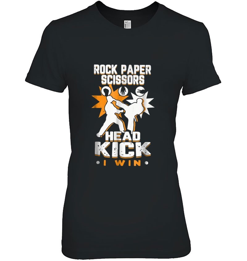 Karate Rock Paper Martial Arts T Shirt 