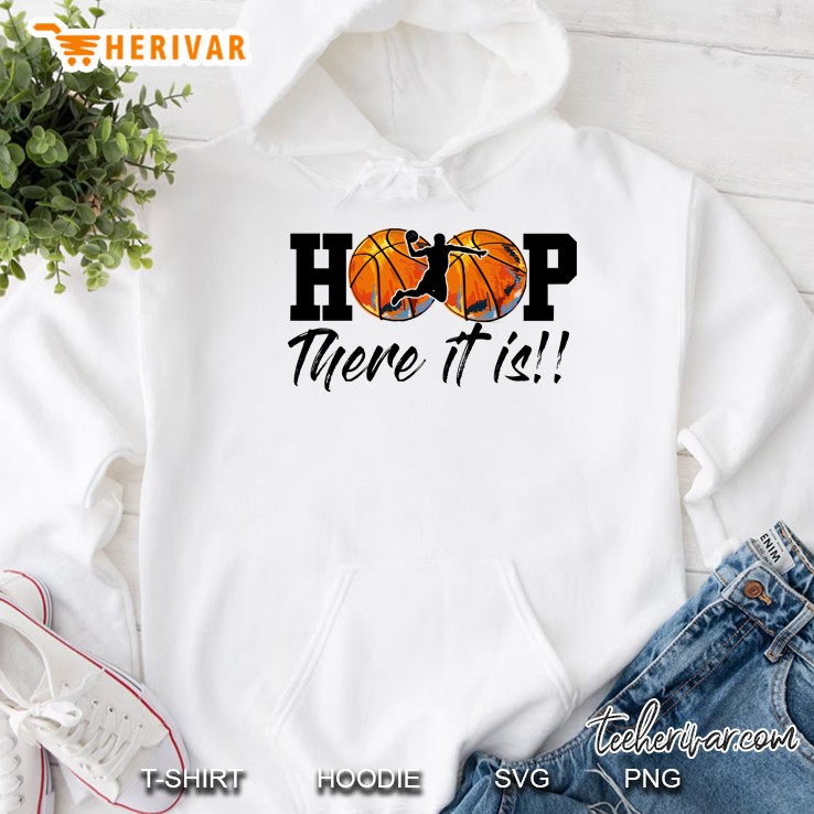Hoop There It Is College March Basketball Madness Brackets Hoodie