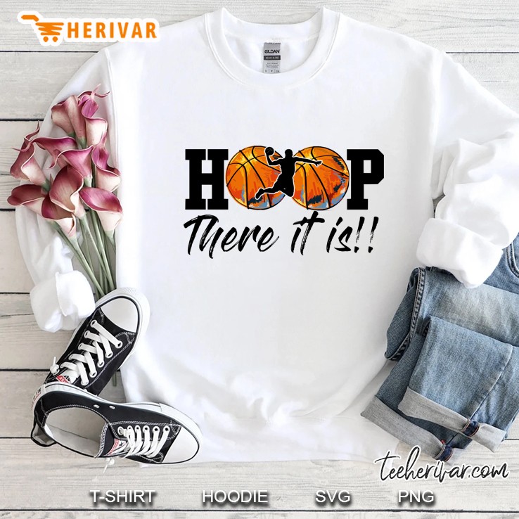 Hoop There It Is College March Basketball Madness Brackets Sweatshirt
