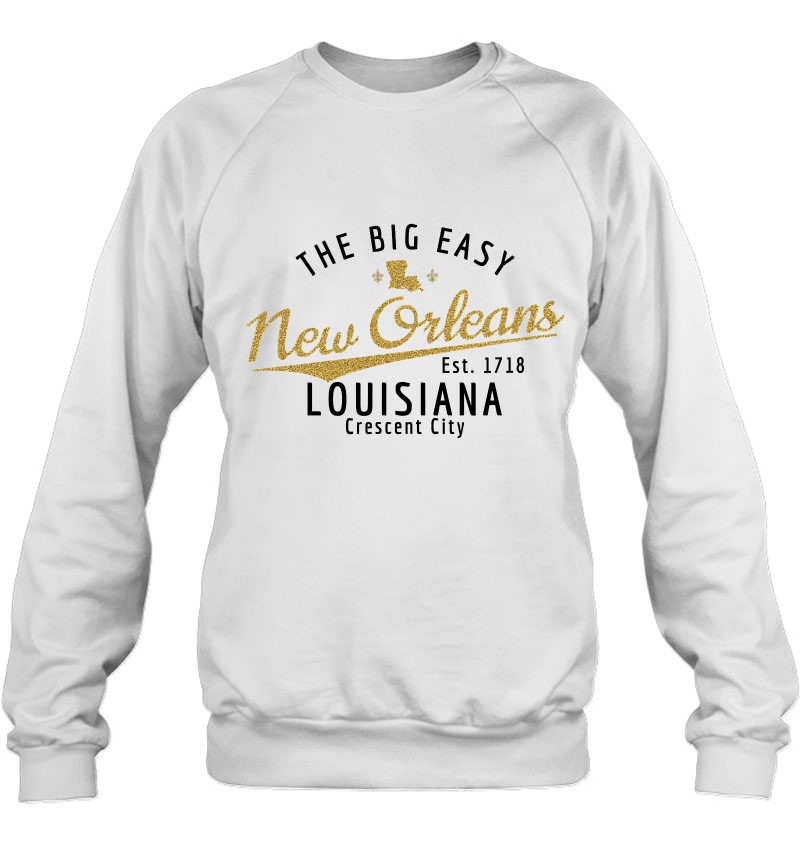 Details about   New Orleans City Pride Louisiana Crescent City NOLA Mardi Gras  Youth T-Shirt 