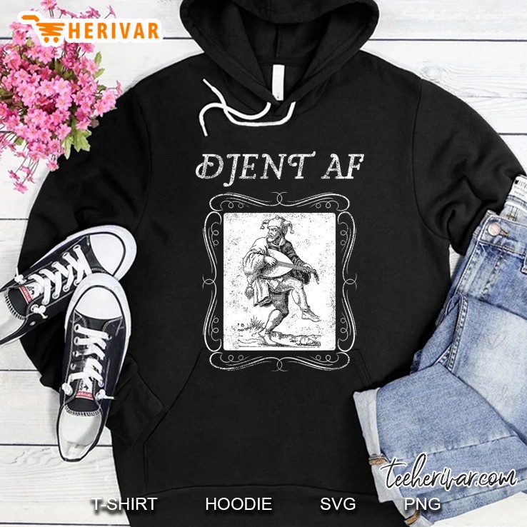 Djent Af Funny Baroque Guitarist Hoodie
