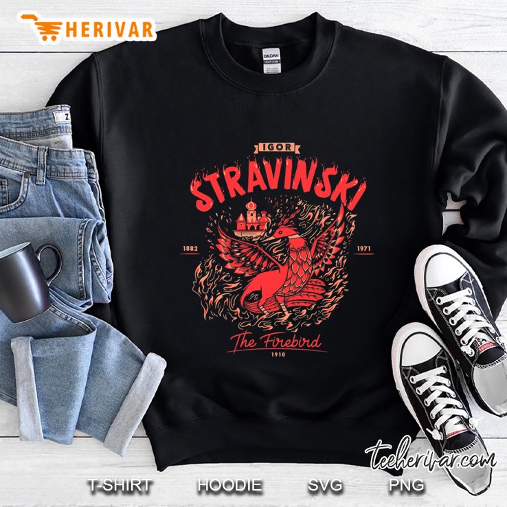 Stravinski Compositor Conductor The Firebird Classic Music Sweatshirt