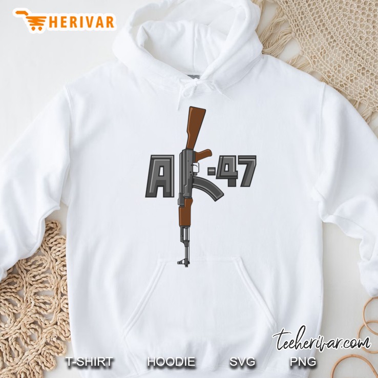 Ak-47 Rifle Gun K Design, Assault Ak47 Gun Owner Gifts Hoodie