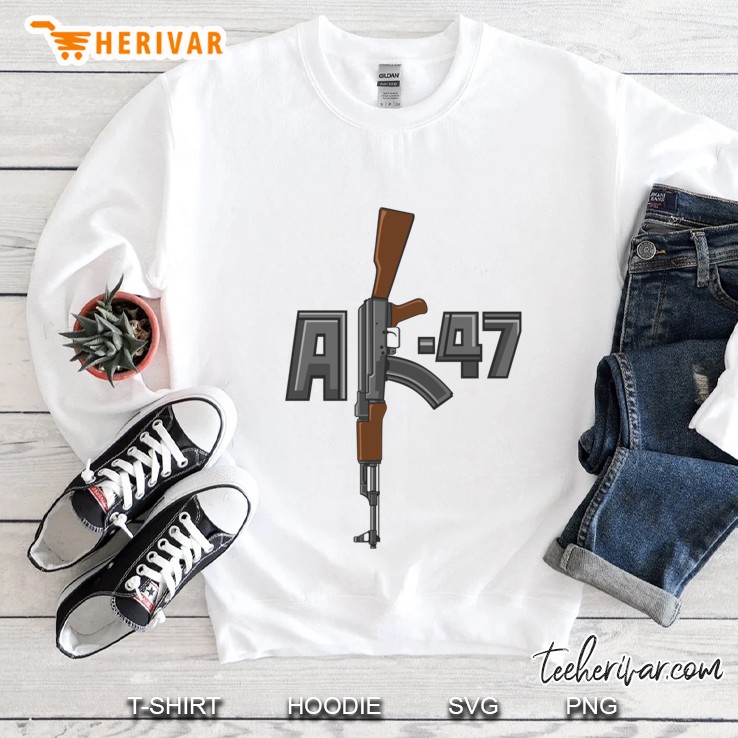 Ak-47 Rifle Gun K Design, Assault Ak47 Gun Owner Gifts Sweatshirt