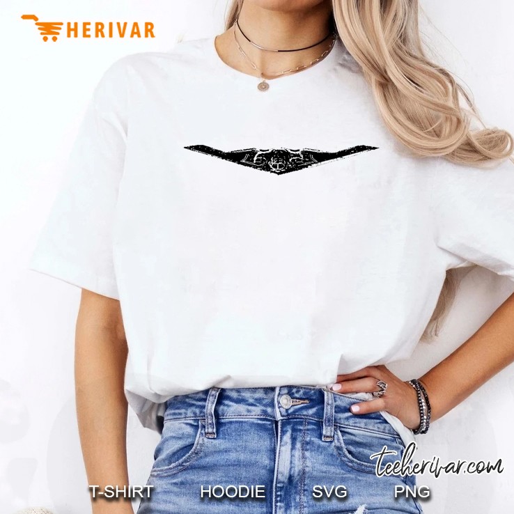B-2 Spirit Stealth Military Bomber Aircraft Ladies Tee