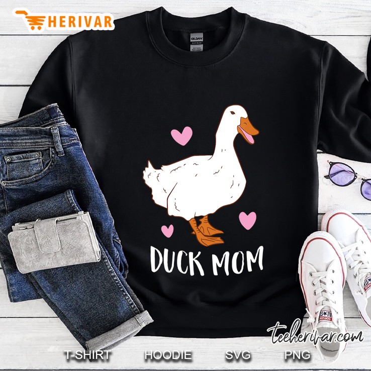 Crazy Duck Mother Gift For Duck Mom Sweatshirt