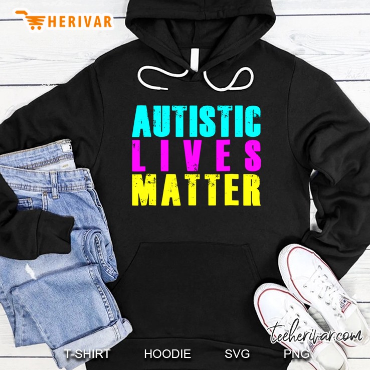 Cool Autistic Lives Matter Autism Awareness Hoodie