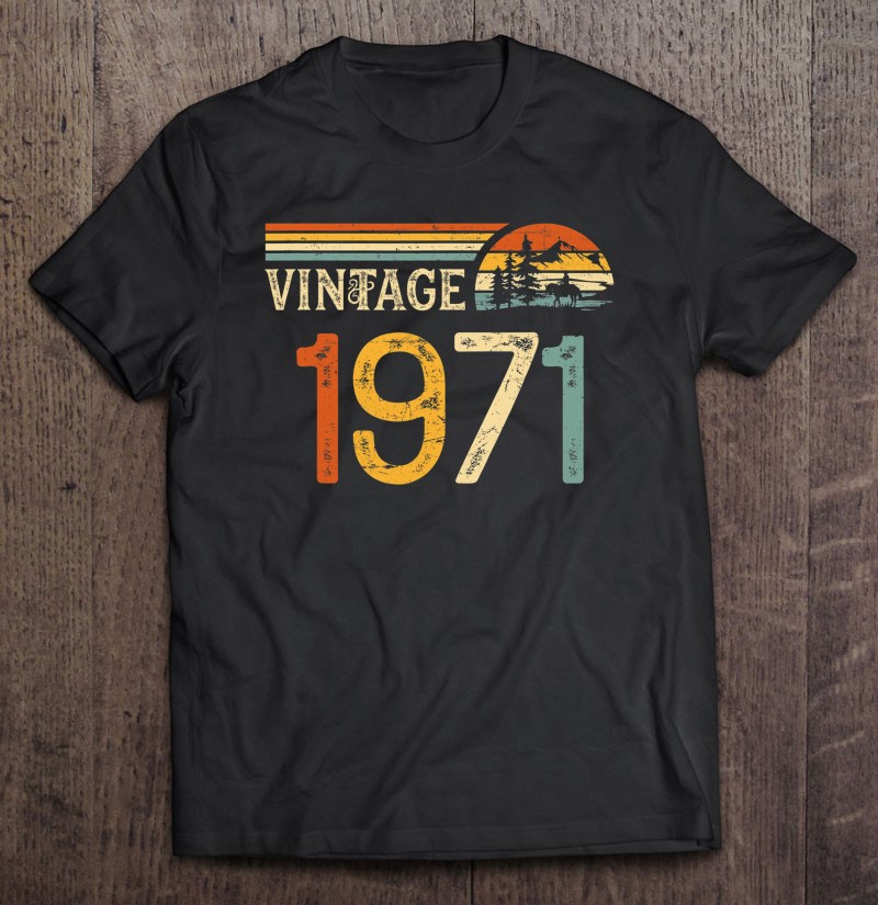 Vintage Made In 1971 50Th Birthday Gift - Retro Classic 1971 Ver2