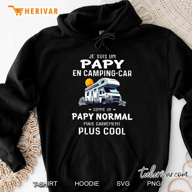 Je Suis Un Papy En Camping-Car Comme Un Papy Normal Mais Carrement Plus Cool Hoodie