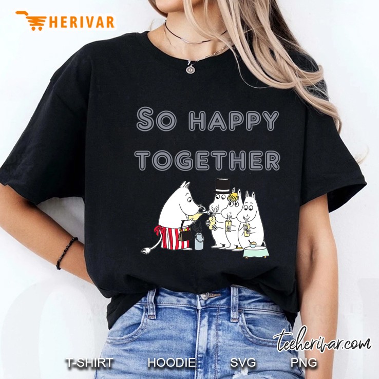 So Happy Together Moomin Happy Day Happy Birthday Ladies Tee
