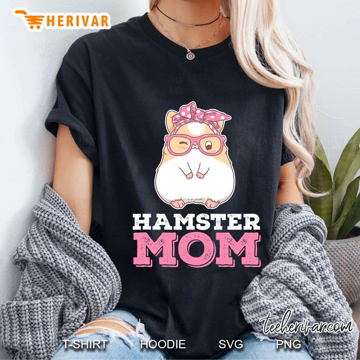 Hamster Mom Funny Hamsters Chubby Ladies Tee