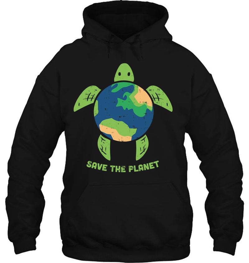 Save The Planet Earth Day Environment Turtle Recycle Ocean