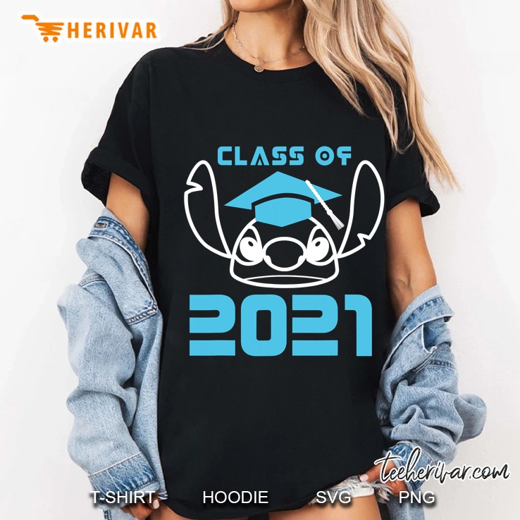 Stitch Class Of 2021 Graduation Ladies Tee