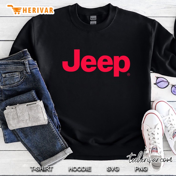 Jeep Holiday Red Logo Sweatshirt