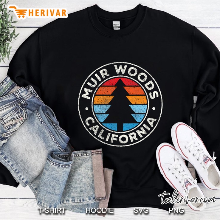 Muir Woods California Vintage Graphic Retro 70S Sweatshirt