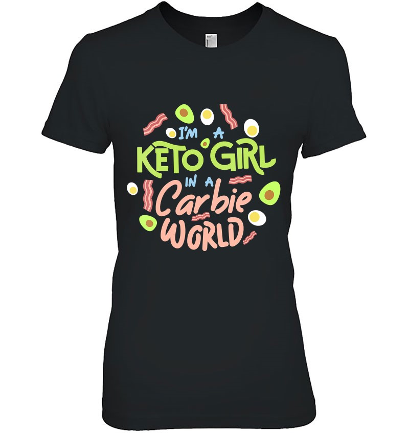 Funny I'm A Keto Girl In A Carbie World Diet Mugs