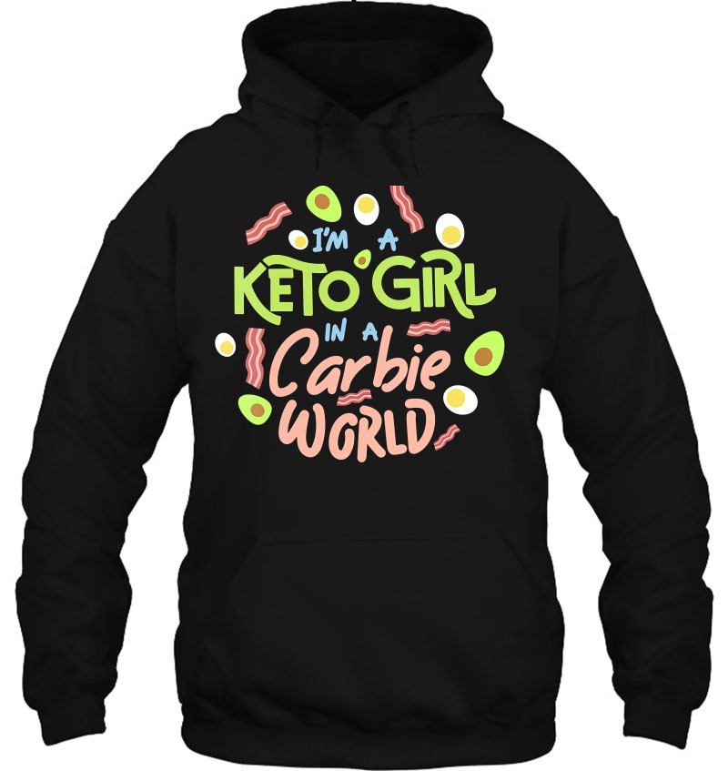 Funny I'm A Keto Girl In A Carbie World Diet Mugs